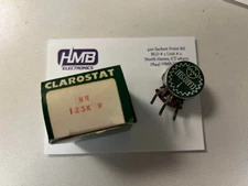 NR-125k V Ohm Potentiometer - CLAROSTAT