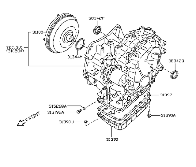 Nissan 31397 1xf0d