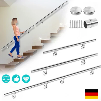 LARS360 Handlauf Wandhandlauf Treppengeländer Edelstahl Geländer Balkongeländer Brüstung