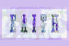 Faith Purple Violet Inspirational Cool Wall Decor Art Print Poster 18x12