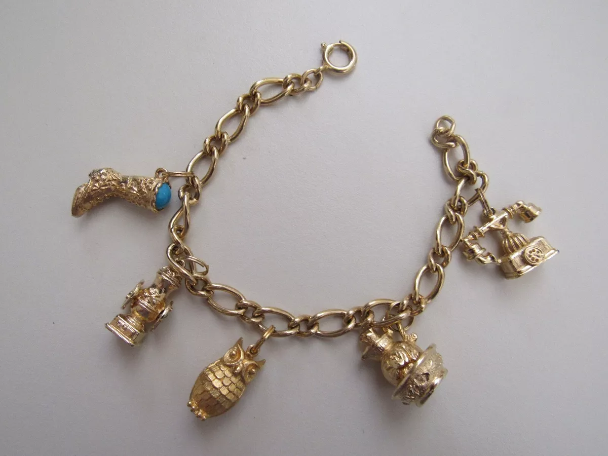 Vintage avon charm bracelet clearance