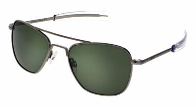 RANDOLPH AF096 55MM GUNMETAL BAYONET SKYTEC AGX SUNGLASSES / SUNGLASSES