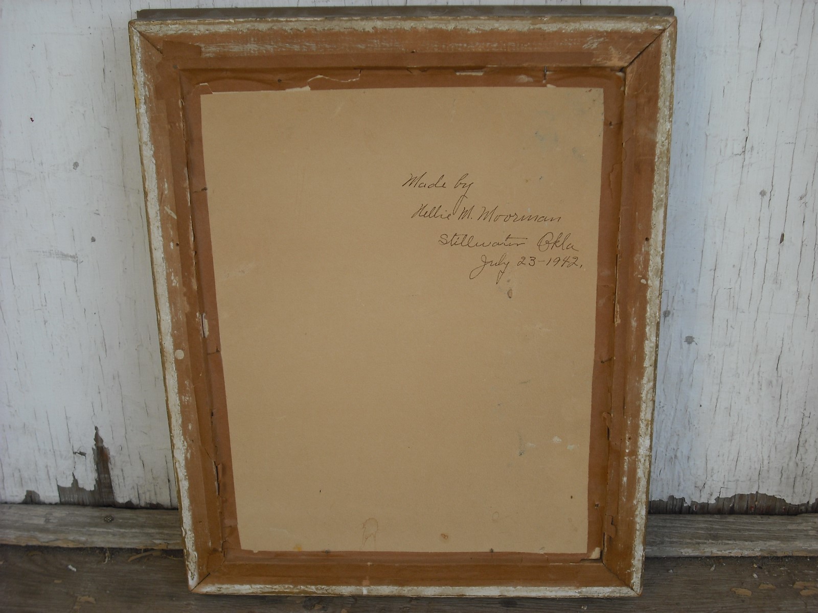 Stillwater Oklahoma landscape painting from 1942. eBay