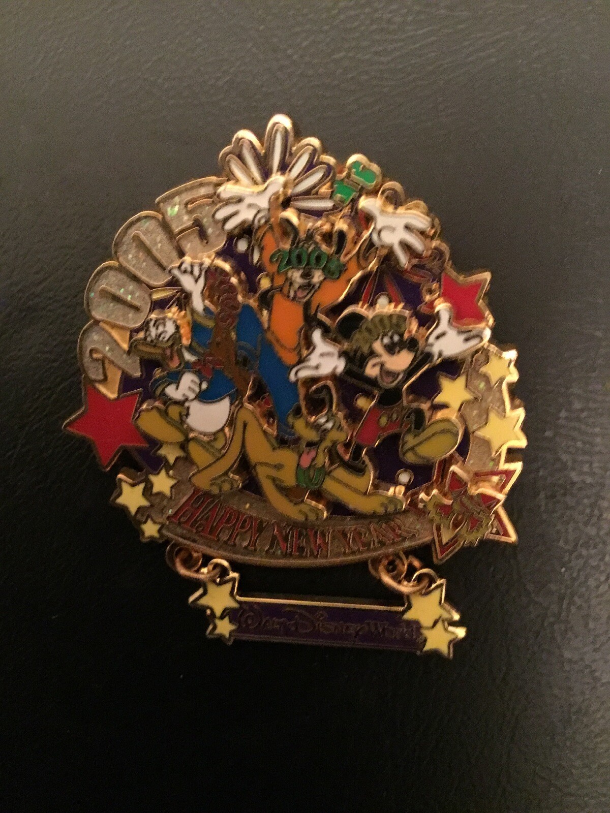 WDW - Happy New Year 2005 Mickey, Goofy, Donald & Pluto LE 7500 Disney Pin 35707