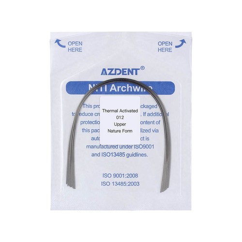 AZDENT Dental Orthodontic Niti Thermal Activated Round Arch Wires Nature Form - Picture 5 of 9