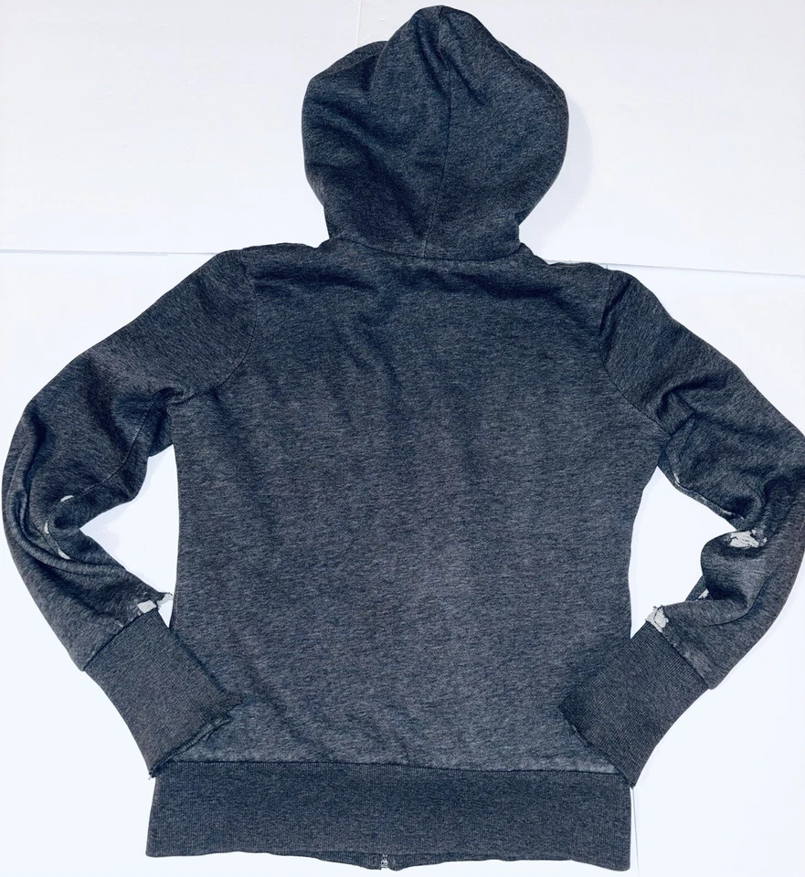 Chaqueta Pullover KIRRA Med Mujer/Adolescente Sudadera con Capucha Cremallera Completa Envejecida con Bolsillos Acogedora Foto 2 de 4