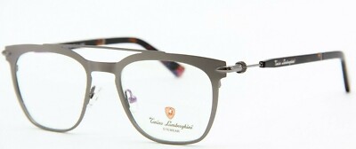 NEW TONINO LAMBORGHINI TL 089 53 SILVER AUTHENTIC EYEGLASSES FRAME TL089 51-19