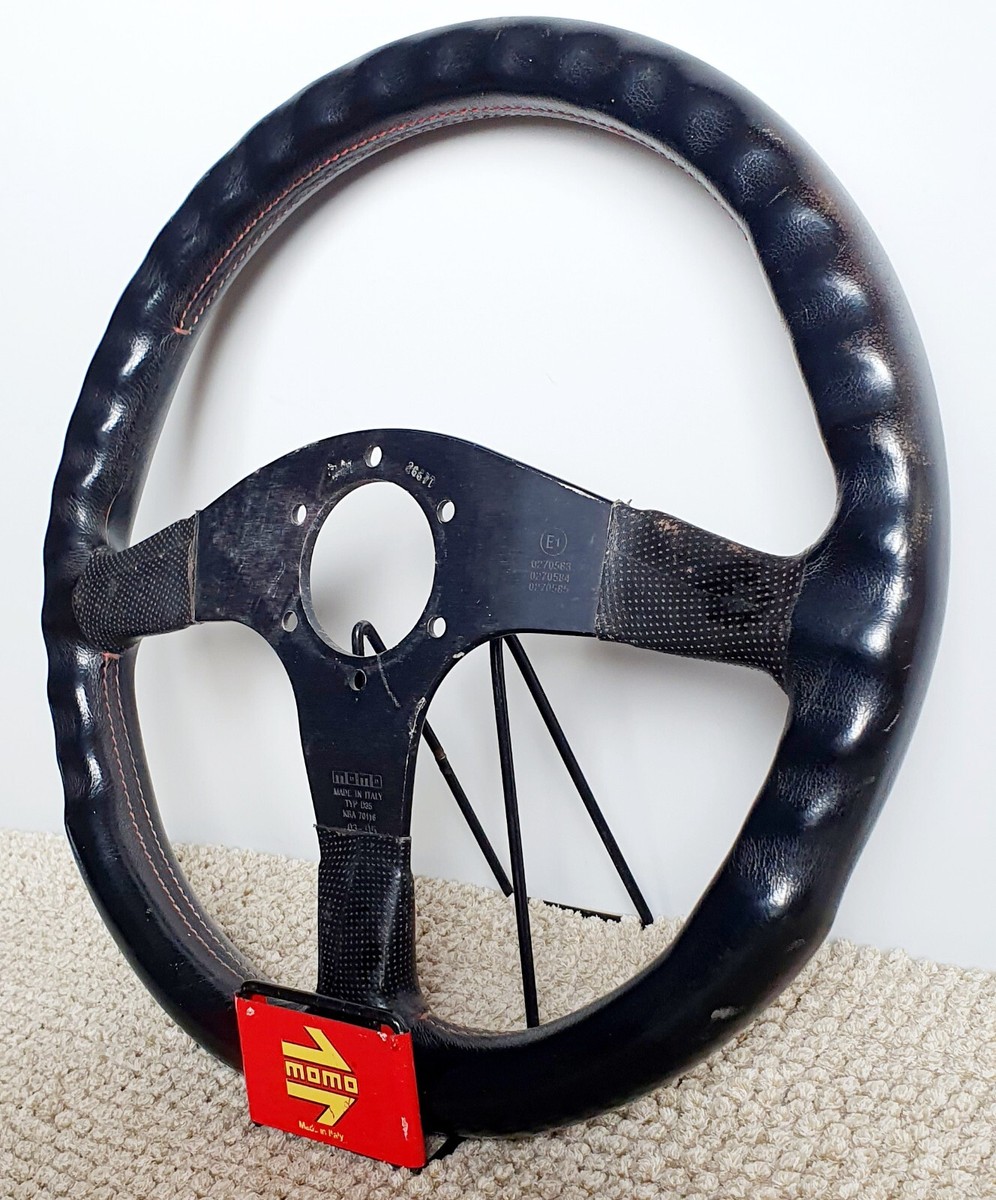 MOMO Sport leather steering wheel 350mm Honda Bmw VW 1995