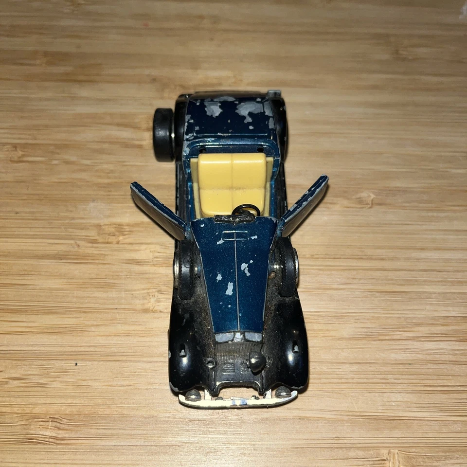 USADO YAT MING ROAD HARD OLD TIMER PULL BACK ACTION ROLLS-ROYCE ROADSTER #10 - Imagem 4 de 4