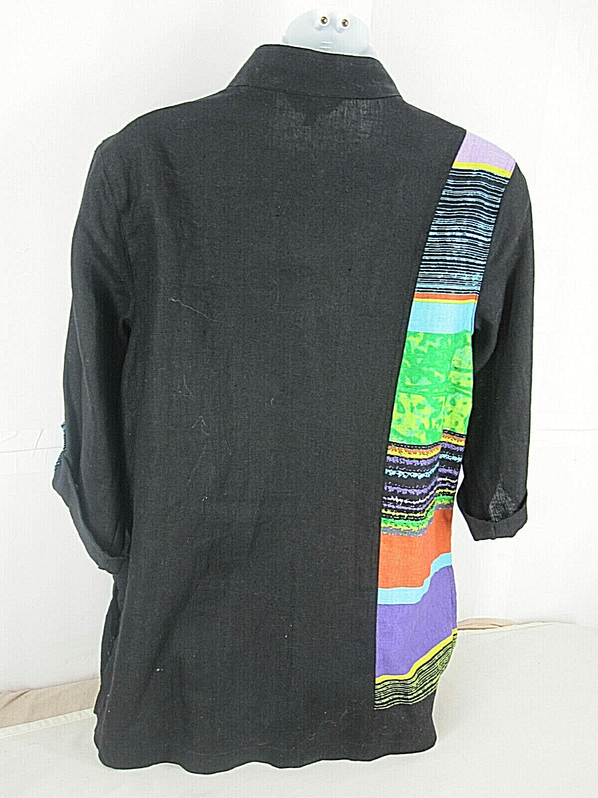 Multiples Patchwork Tunic Shirt Womens Size S  ( … - image 3