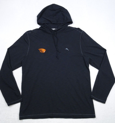 Oregon State Beavers Tommy Bahama Mens Sweatshirt Size Medium Black Hoodie NWT