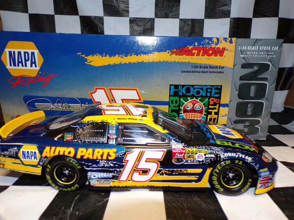 Michael Waltrip #15 Nappa Hootie & Blowfish 2003 Monte Carlo 1:24 Action 104489 - Immagine 2 di 4