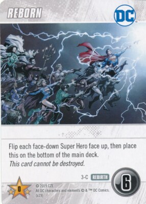 REBORN DC Comics Deck Building Game REBIRTH SUPERMAN BATMAN WONDER WOMAN