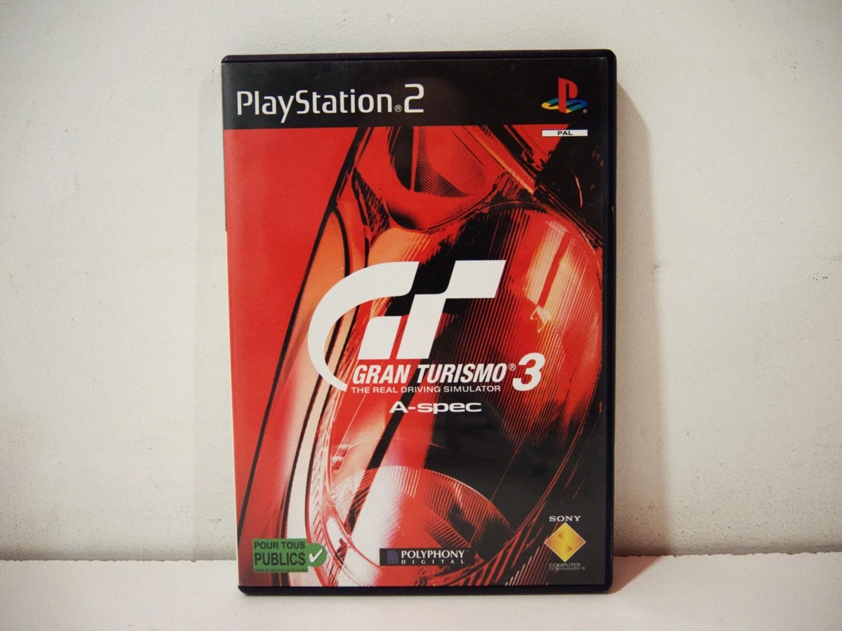 Gran Turismo 3 A-Spec Sur PS2 – Complet Et En Très Bon État – Version FR