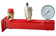 3/4" Safety Group Stabheizkessel bis zu 50kW Ventilentl&uuml;ftungsmanometer 6ba