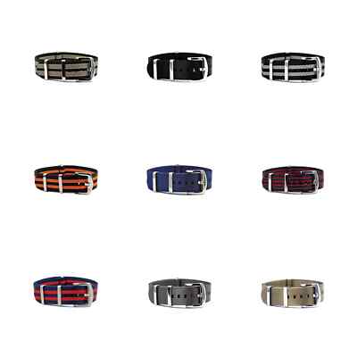 WB Original Premium Militär-Uhrenarmband - 10 Farben - 18 mm, 20 mm, 22 mm