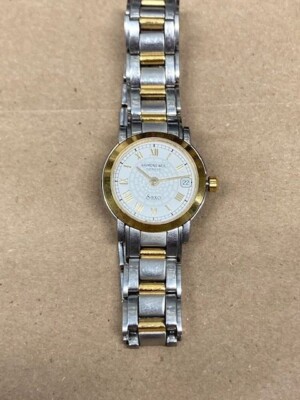 Raymond Weil Saxo Two Tone Ion Plated Steel Quartz Unisex Watch 9521TT/GR