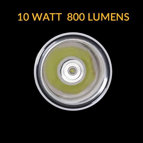 Heavy Duty LED Flashlight – 2 D Cell, High Lumens, Aluminum Body, Adjustable Focus For Emergency & Outdoors