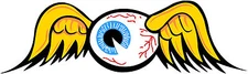 36" Flying Eyeball Vintage Drag Racing window sticker decal Von Dutch NHRA 