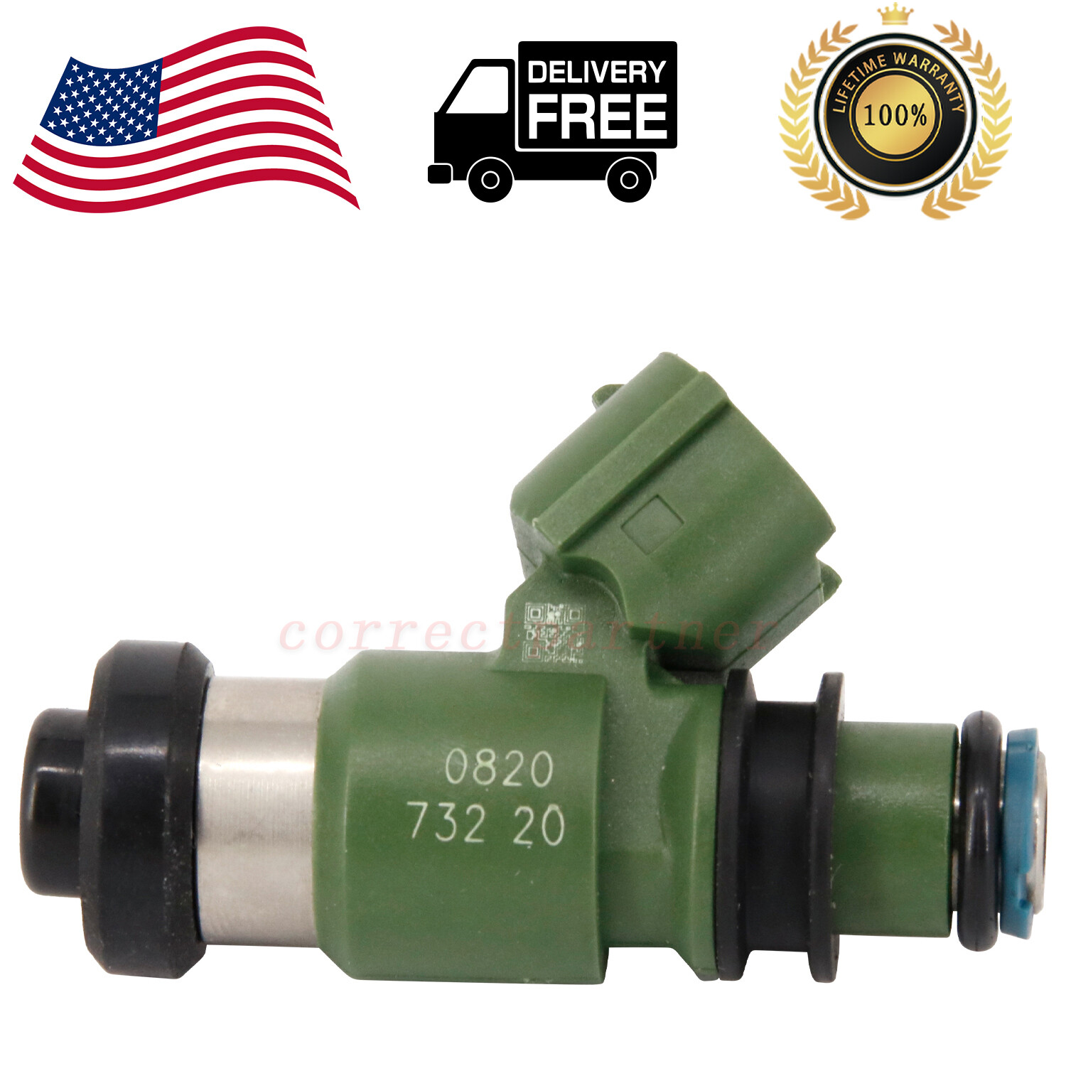 16450-HN8-A61 Fuel Injector for 06-18 Honda TRX680FA SXS700 MUV700 TRX700XX US