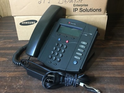 Lot of 12 Polycom SoundPoint IP 301 SIP VoIP AC Business Telephone ...