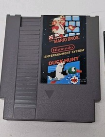 Super Mario Bros/Duck Hunt NES Original Nintendo Game Cartridge & Manual