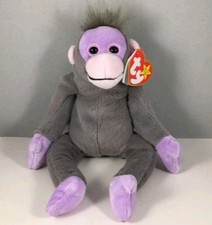 Ty Beanie Baby BANANAS II the Monkey Orangutan 30th Anniversary Limited Edition