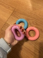 Pink Variations Small Grip Ring for Hand and Forearm Exercise Strength Training