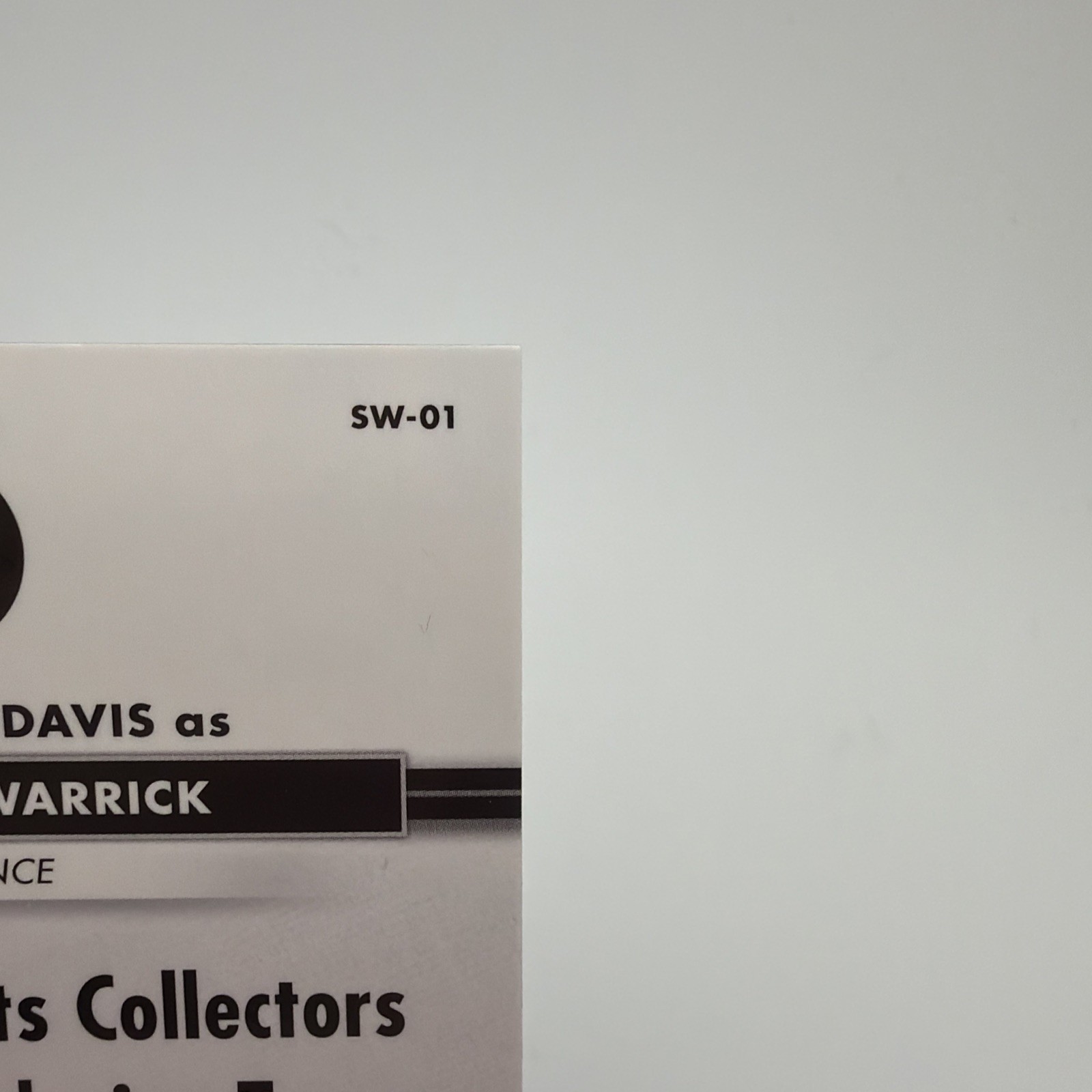 2026 Topps Chrome NSCC Warwick Davis Wicket W. Warrick Star Wars Auto 18/26 view 6