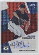 2021 Panini Mosaic Rookie Choice Fusion Prizm Tucker Davidson #RAM-TD Auto 6fs