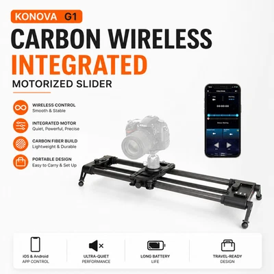 Konova G1 Wireless Motorized Carbon Slider - Image 1 of 4