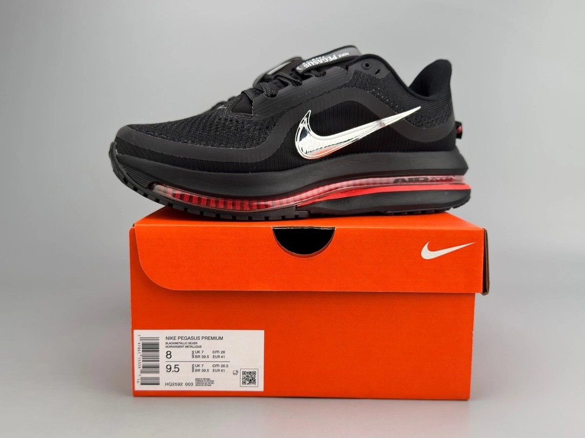 Size 11 - Nike Pegasus Premium Black Bright Crimson for sale