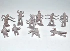 Vintage 1950s Marx Tom Corbett Space Cadet Playset 45mm Vinyl Spaceman Figures