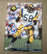 1994 Classic Pro Line Live Auto Roman Phifer Los Angeles Rams #58 /2140