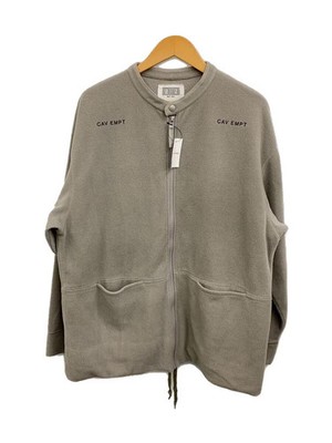 C.E CAV EMPT STAND COLLAR FLEECE ZIP UP Jacket gray L