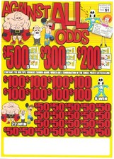 Pull Tab Tickets - Jars - Game - Against all odds- 2,680 ct