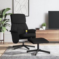 Massagesessel Mit FußHocker Fernsehsessel Relaxsessel Sessel Stoff vidaXL