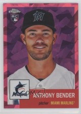 2022 Chrome Platinum Anniversary Fuchsia Atomic Refractor Anthony Bender 09wa