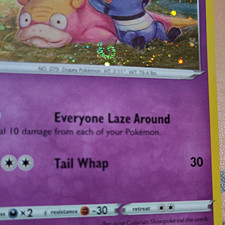 SWIRL BY LEG Galarian Slowpoke SWSH126 Cosmo Promo Holo NM Evolving Skies on eBay