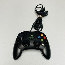 Original Xbox OEM S Type Controller With Breakaway Cable Black