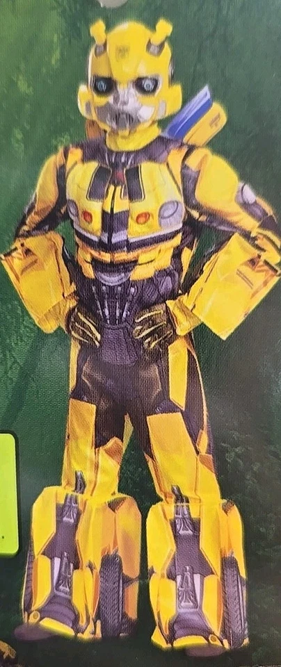 NUEVO CON ETIQUETAS DISFRAZ INFANTIL TRANSFORMERS BUMBLEBEE DELUXE XS/EP/TP 3T-4T **ENVÍO GRATUITO** Foto 3 de 4