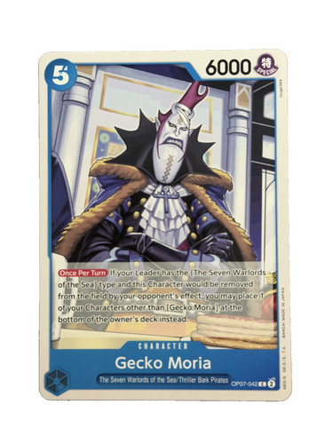 New: One Piece CCG Gecko Moria (42) OP07-042 500 Years in the Future Regular C