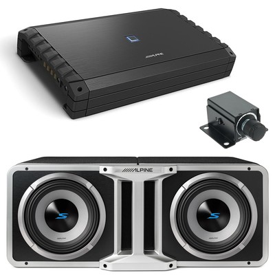 Alpine S2 SB10V 1200 W Amplifier Bass Knob Package