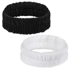 2Pcs Spa Headband, Makeup Headband for Washing Face Hair Headbands Hair Bands...