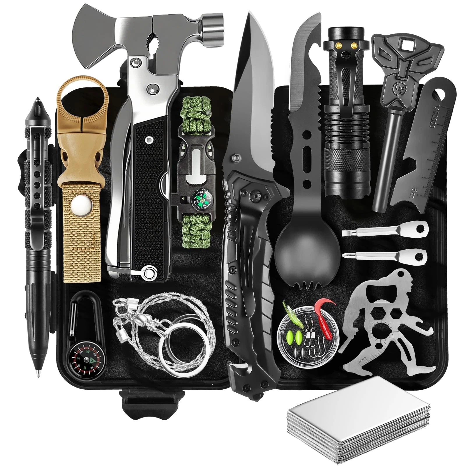 Survival Gear Kit for Men: 27-in-1 Complete Tools & Camping Accessories for H...
Opens in a new wind
