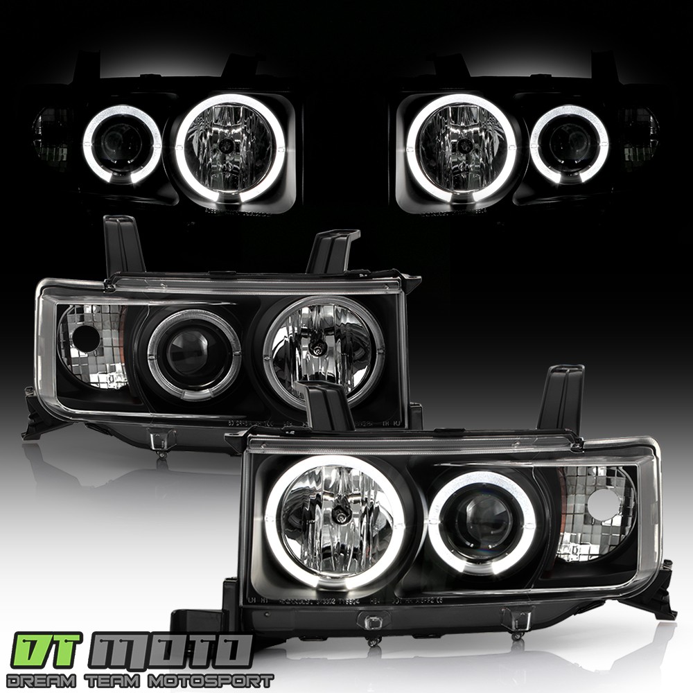 Black 2004 2005 2006 Scion Xb LED Halo Projector Headlights