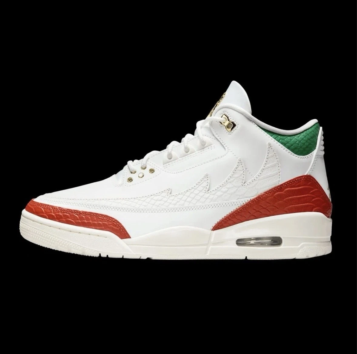 Jordan 3'Percent White Red for Sale | Authenticity Guaranteed | eBay