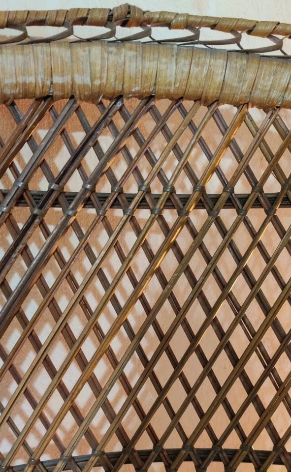 Poltrona Pavone Vimini Rattan - Immagine 4 di 4