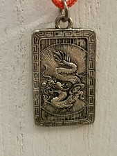 999 And 9k Gold Chinese Dragon Talisman Pendant Protection And Prosperity Charm