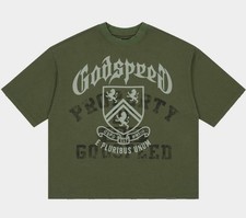 Collegiate Olive Wash Godspeed Tee